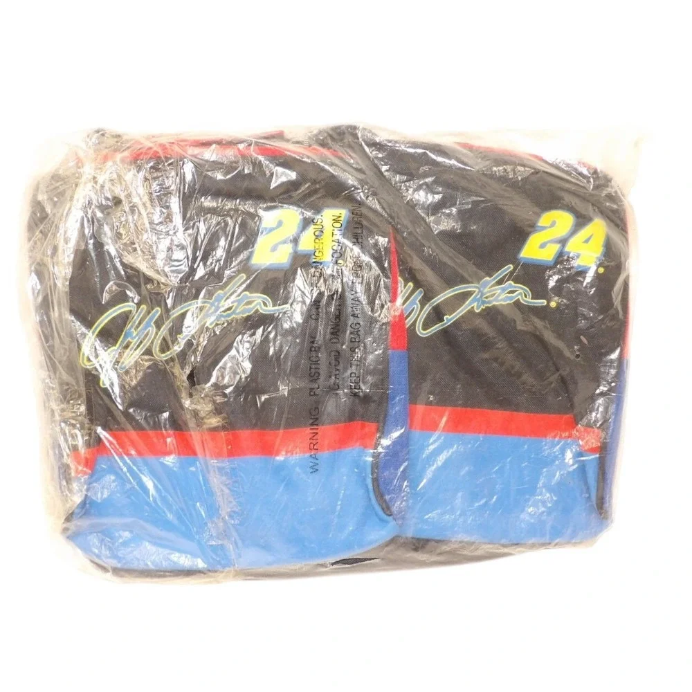 NASCAR Jeff Gordon 24 Duffel Bag Blue Red Racing Travel Gym Bag New in Bag